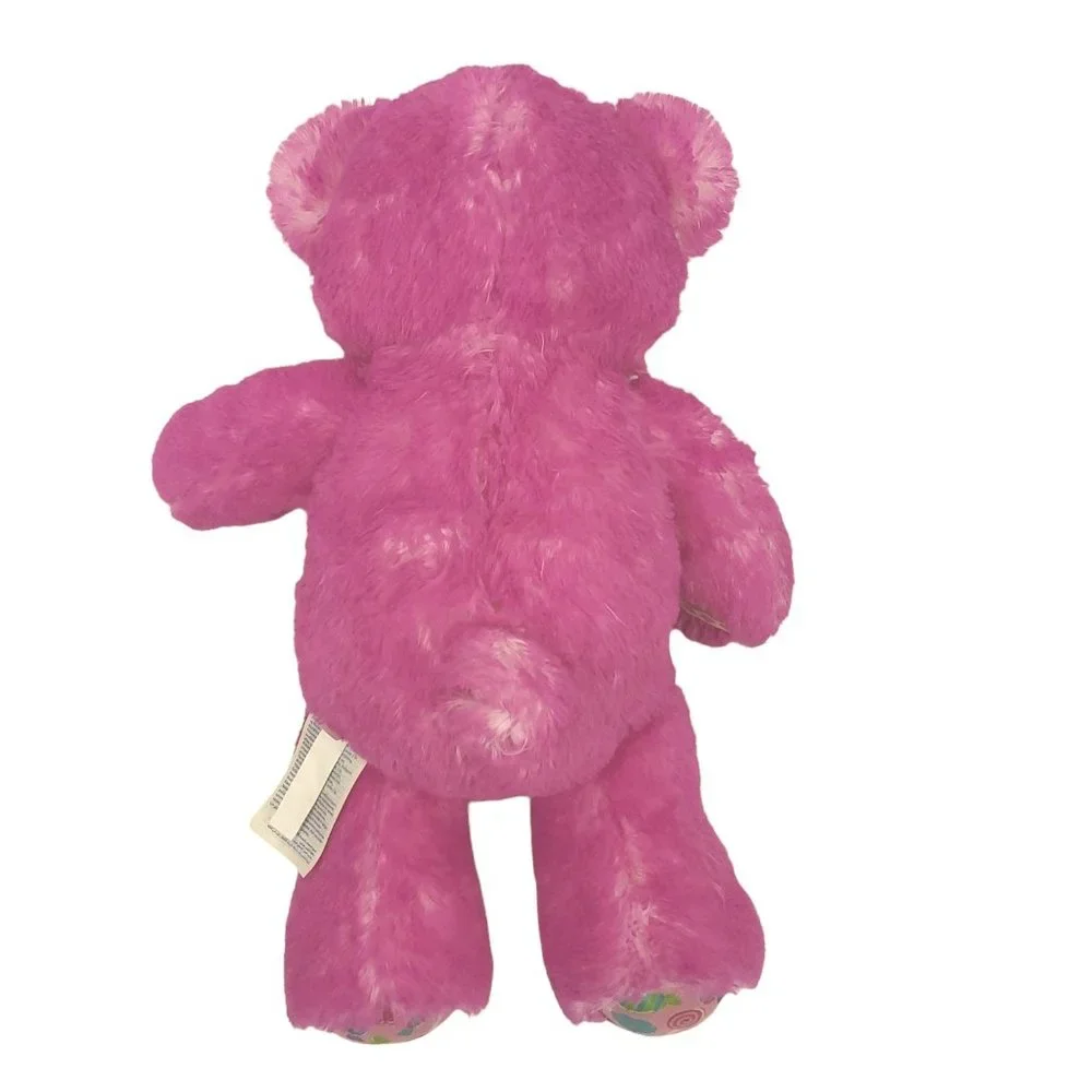 Build A Bear Workshop Pink Candy Pop Bear Plush 17" Stuffed Animal Toy - Picture 2 of 10